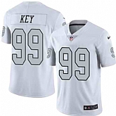 Nike Men & Women & Youth Raiders 99 Arden Key White Color Rush Limited Jersey,baseball caps,new era cap wholesale,wholesale hats